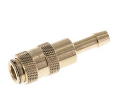 Brass DN 2.7 (Micro) Air Coupling Socket 4 mm Hose Pillar