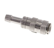 Stainless Steel 316L DN 2.7 (Micro) Air Coupling Socket 4 mm Hose Pillar