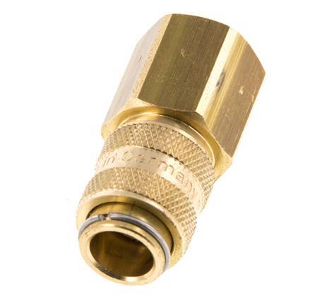 Brass DN 5 Air Coupling Socket G 1/4 inch Female