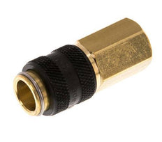 Brass DN 5 Black Air Coupling Socket G 1/8 inch Female