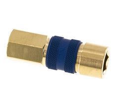 Brass DN 5 Blue-Coded Air Coupling Socket G 1/8 inch Female