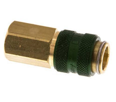 Brass DN 5 Green Air Coupling Socket G 1/8 inch Female