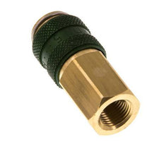Brass DN 5 Green Air Coupling Socket G 1/8 inch Female