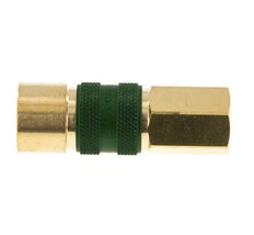 Brass DN 5 Green-Coded Air Coupling Socket G 1/8 inch Female
