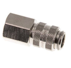 Nickel-plated Brass DN 5 Air Coupling Socket G 1/4 inch Female