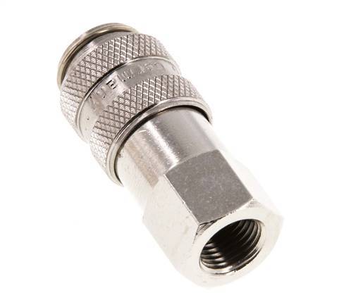 Nickel-plated Brass DN 5 Air Coupling Socket G 1/8 inch Female