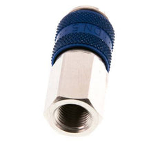 Nickel-plated Brass DN 5 Blue Air Coupling Socket G 1/8 inch Female