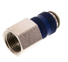 Nickel-plated Brass DN 5 Blue Air Coupling Socket G 3/8 inch Female