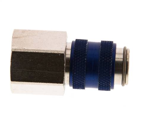 Nickel-plated Brass DN 5 Blue Air Coupling Socket G 3/8 inch Female
