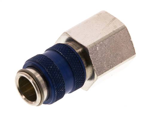 Nickel-plated Brass DN 5 Blue Air Coupling Socket G 3/8 inch Female