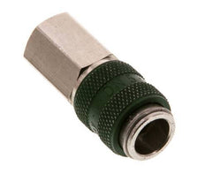 Nickel-plated Brass DN 5 Green Air Coupling Socket G 1/8 inch Female