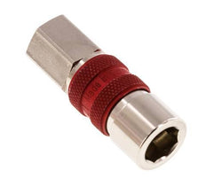 Nickel-plated Brass DN 5 Red-Coded Air Coupling Socket G 1/8 inch Female