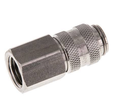 Stainless steel DN 5 Air Coupling Socket G 1/4 inch Female