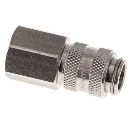 Stainless steel DN 5 Air Coupling Socket G 1/4 inch Female