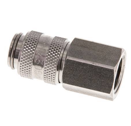 Stainless steel DN 5 Air Coupling Socket G 1/4 inch Female