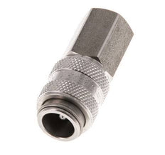 Stainless steel DN 5 Air Coupling Socket G 1/8 inch Female Double Shut-Off