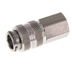 Stainless steel 306L DN 5 Air Coupling Socket G 1/8 inch Female Double Shut-Off