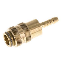 Brass DN 5 Air Coupling Socket 4 mm Hose Pillar