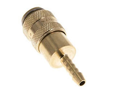 Brass DN 5 Air Coupling Socket 4 mm Hose Pillar