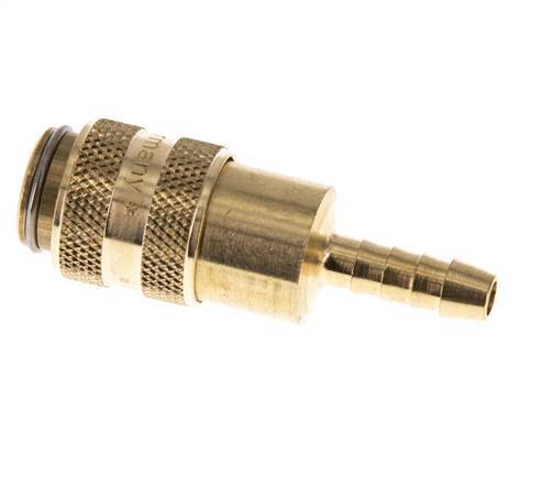 Brass DN 5 Air Coupling Socket 5 mm Hose Pillar