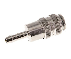 Nickel-plated Brass DN 5 Air Coupling Socket 6 mm Hose Pillar