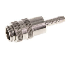 Nickel-plated Brass DN 5 Air Coupling Socket 6 mm Hose Pillar