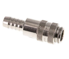 Nickel-plated Brass DN 5 Air Coupling Socket 8 mm Hose Pillar