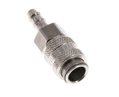 Stainless Steel 316L DN 5 Air Coupling Socket 4 mm Hose Pillar