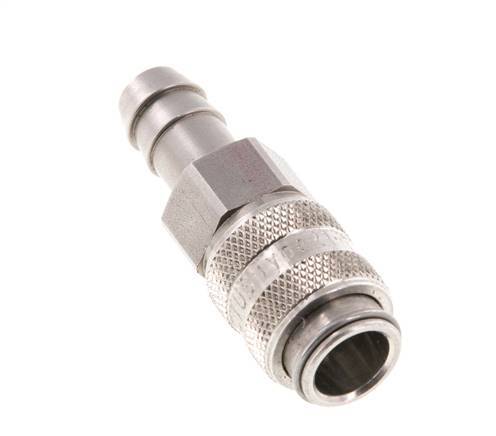 Stainless Steel 316L DN 5 Air Coupling Socket 9 mm Hose Pillar