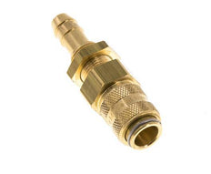 Brass DN 5 Air Coupling Socket 8 mm Hose Pillar Bulkhead