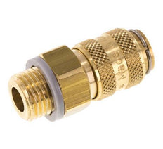 Brass DN 5 Air Coupling Socket G 1/4 inch Male