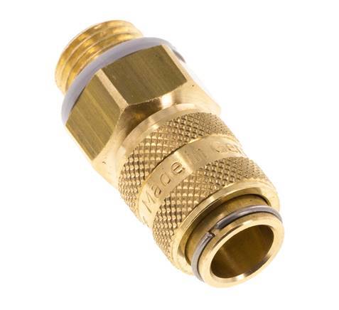 Brass DN 5 Air Coupling Socket G 1/4 inch Male