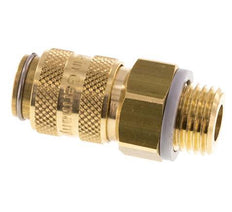 Brass DN 5 Air Coupling Socket G 1/4 inch Male