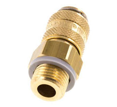 Brass DN 5 Air Coupling Socket G 1/4 inch Male