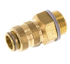 Brass DN 5 Air Coupling Socket G 3/8 inch Male