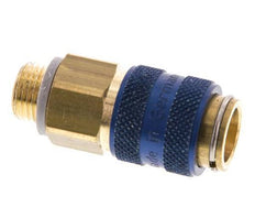 Brass DN 5 Blue Air Coupling Socket G 1/8 inch Male