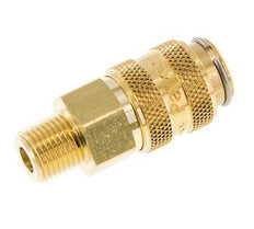 Brass DN 5 Air Coupling Socket 1/8 inch Male NPT