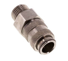 Stainless Steel 316L DN 5 Air Coupling Socket G 1/4 inch Male