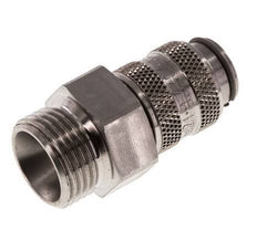 Stainless Steel 316L DN 5 Air Coupling Socket G 3/8 inch Male