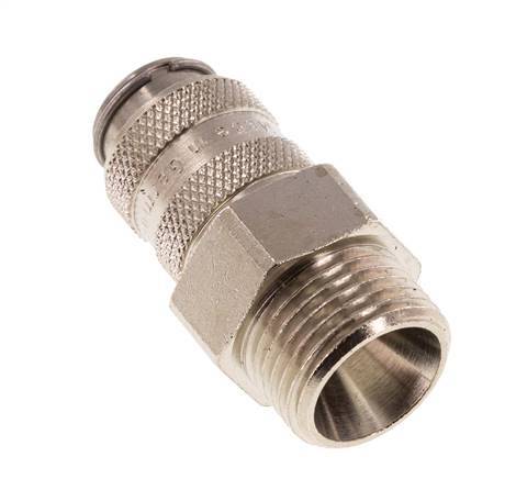 Hardened steel DN 5 Air Coupling Socket G 3/8 inch Male