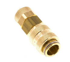 Brass DN 5 Air Coupling Socket 6x8 mm Union Nut