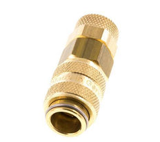 Brass DN 5 Air Coupling Socket 6x8 mm Union Nut