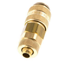 Brass DN 5 Air Coupling Socket 6x8 mm Union Nut