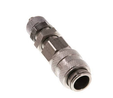 Stainless steel DN 5 Air Coupling Socket 4x6 mm Union Nut Bulkhead