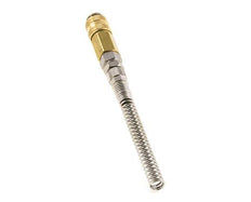 Brass DN 5 Air Coupling Socket 4x6 mm Union Nut Bend-Protect Rotatable