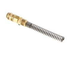 Brass DN 5 Air Coupling Socket 6x8 mm Union Nut Bend-Protect