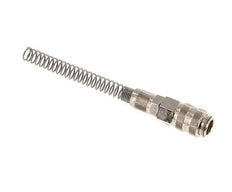 Nickel-plated Brass DN 5 Air Coupling Socket 4x6 mm Union Nut Bend-Protect