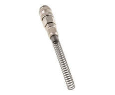 Nickel-plated Brass DN 5 Air Coupling Socket 4x6 mm Union Nut Bend-Protect