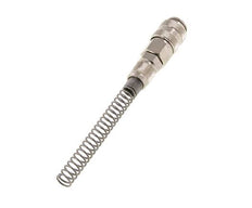 Nickel-plated Brass DN 5 Air Coupling Socket 4x6 mm Union Nut Bend-Protect