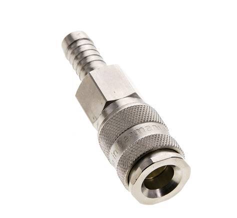 Nickel-plated Brass DN 5.5 (Orion) Air Coupling Socket 10 mm Hose Pillar